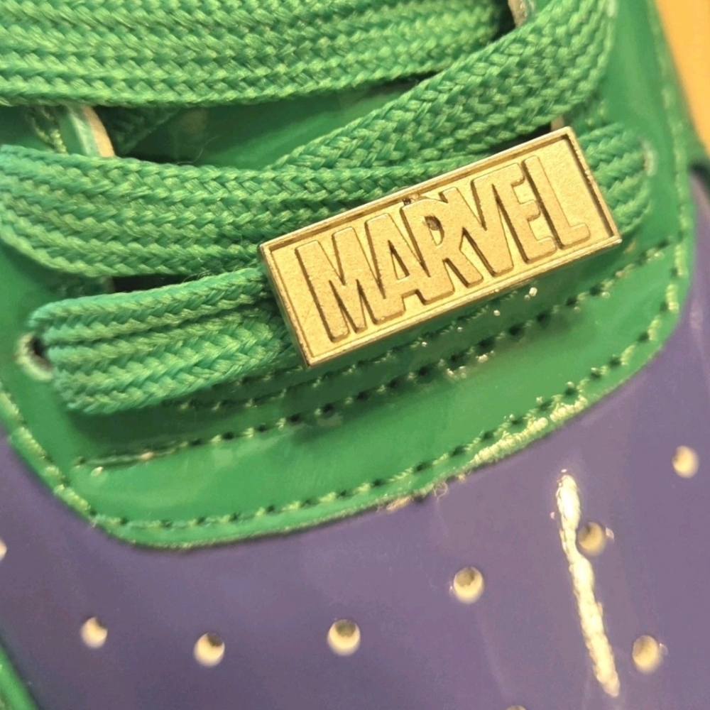 RARE A BATHING APE x Marvel Comics Bape Sta Low 'Hulk' US Men's Size 11 - Picture 7 of 11